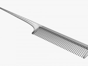 Rat tail hair comb Modelo 3D