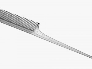 Rat tail hair comb Modelo 3D