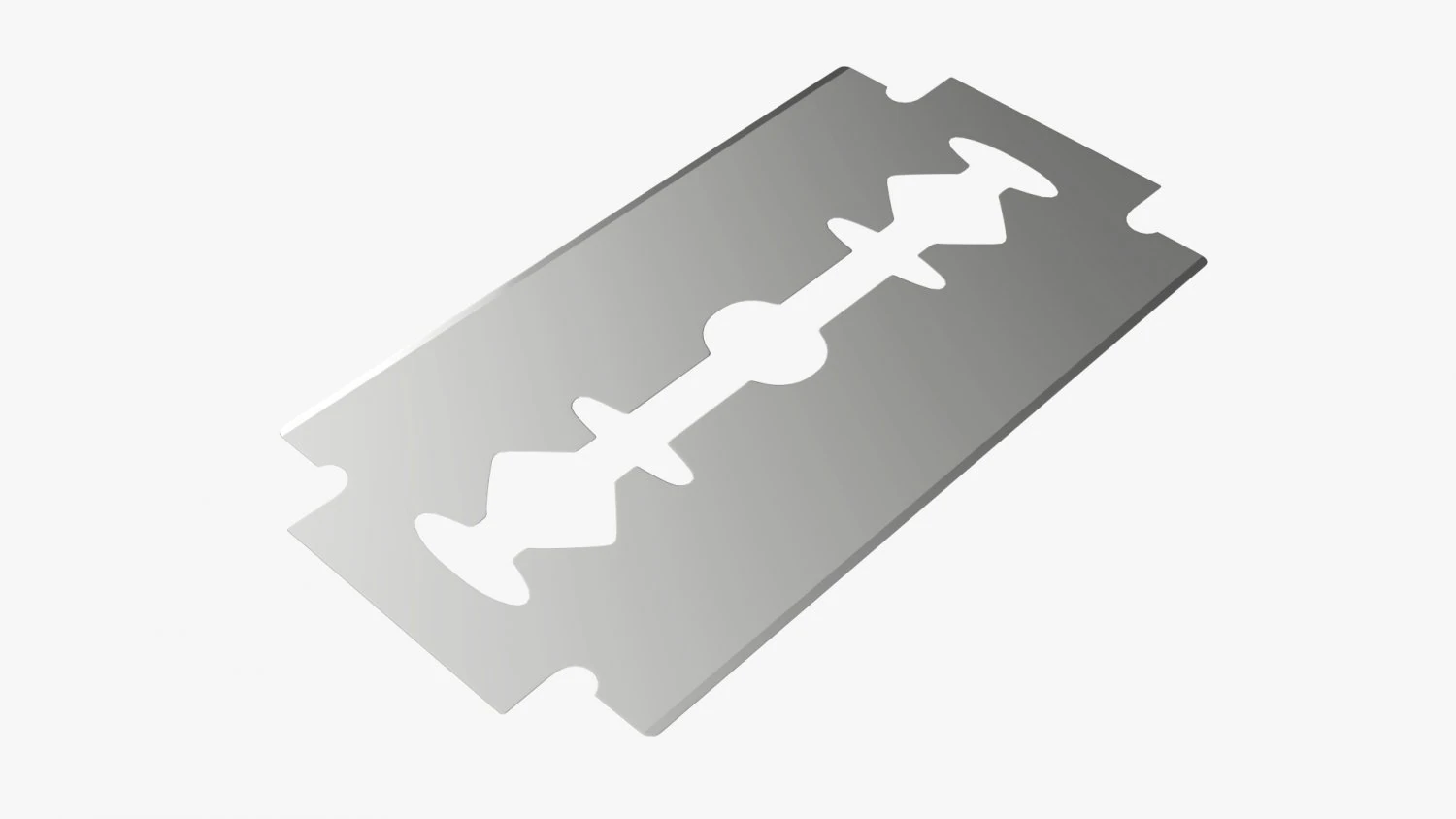 Razor blade 3D Model .c4d .max .obj .3ds .fbx .stl .blend 