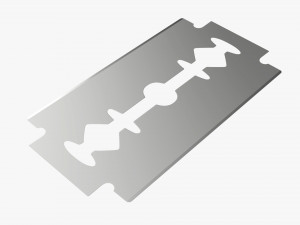 Razor blade Modelo 3D