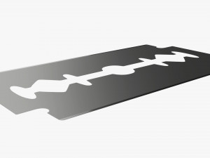 Razor blade Modelo 3D