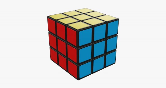 魔方 3D 模型 .c4d .max .obj .3ds .fbx .stl .blend 