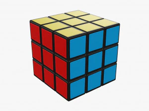 Rubik k&uuml;p&uuml; 3D Model