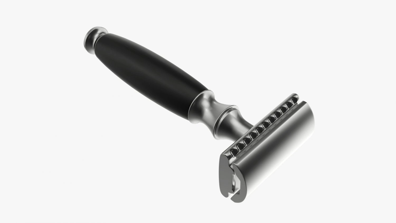 Safety razor 3D Model .c4d .max .obj .3ds .fbx .stl .blend 