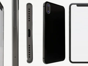 Smartphone mock up 01 3D Model