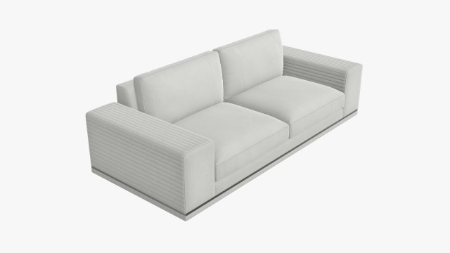 Sofa modern two seat Model 3D .c4d .max .obj .3ds .fbx .stl .blend 