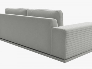 Sofa modern two seat Model 3D