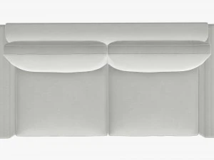 Sofa modern two seat 3D Model