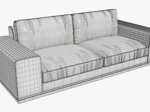 Sofa modern two seat 3D Model