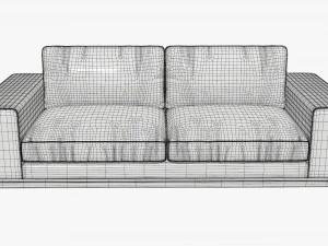 Sofa modern two seat 3D Model