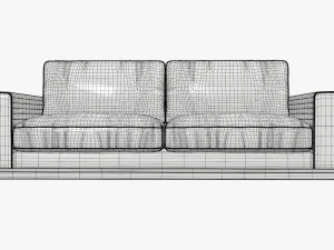 Sofa modern two seat 3D Model