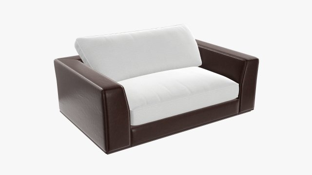 Sofa one seat 3D Модель .c4d .max .obj .3ds .fbx .stl .blend 