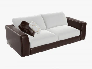 Sofá dois lugares Modelo 3D