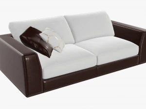 Sofa two seat 3D Model