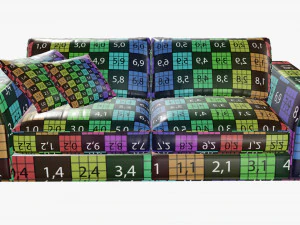 Sofa two seat 3D Model