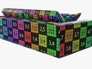 Sofa two seat 3D Model