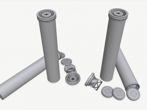 Vitamin tube Modelo 3D