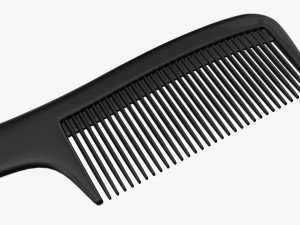 Wide tooth hair comb 3D Модель