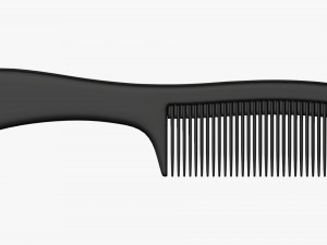 Wide tooth hair comb 3D Модель