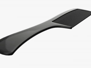 Wide tooth hair comb 3D Model