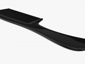 Wide tooth hair comb 3D Модель