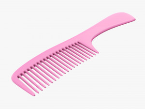 Wide tooth hair comb 2 Modelo 3D