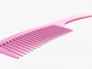 Wide tooth hair comb 2 Modelo 3D