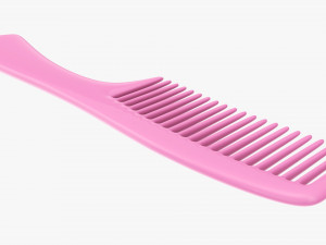 Wide tooth hair comb 2 Modelo 3D