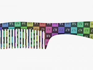 Wide tooth hair comb 2 Modelo 3D