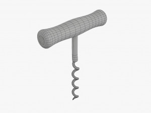 Wine bottle corkscrew 3D 모델
