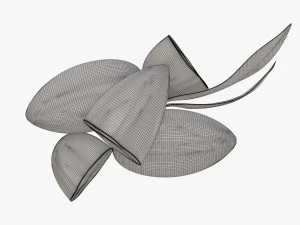 Almond nuts 02 3D Model