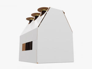 Bottle carrier box Modelo 3D
