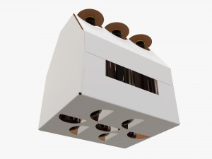 Bottle carrier box Modelo 3D