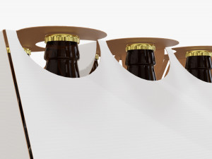 Bottle carrier box Modelo 3D