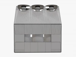 Bottle carrier box 3D Model