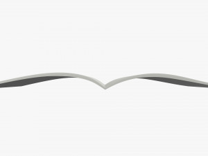 Brochure guide book 02 open Modello 3D