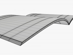 Brochure guide book 02 open Modello 3D
