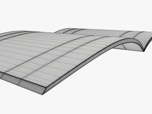 Brochure guide book 02 open 3D Model