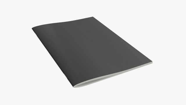 Brochure guide book 04 closed Modelo 3D .c4d .max .obj .3ds .fbx .stl .blend 