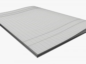 Brochure guide book 04 closed 3D Model