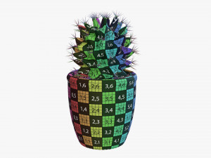 Actus plant in pot Modelo 3D
