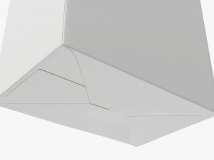 Cardboard cookie box regular 3D Model