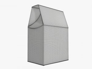 Cardboard cookie box regular Modelo 3D