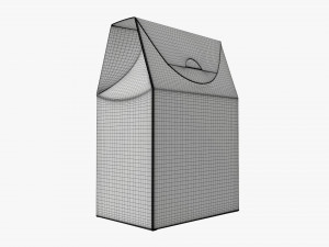 Cardboard cookie box regular Modelo 3D