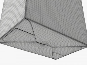 Cardboard cookie box regular Modelo 3D