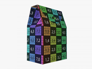 Cardboard cookie box regular Modelo 3D
