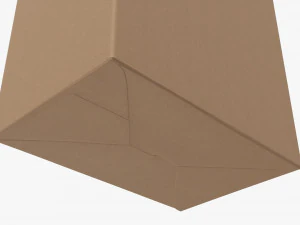 Cardboard cookie box regular cardboard 3D Model