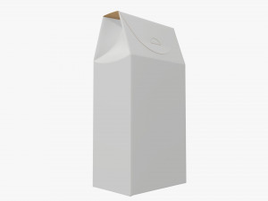 Cardboard cookie box tall 3D Model