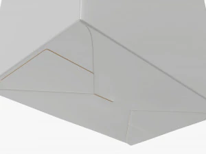 Cardboard cookie box tall 3D Model