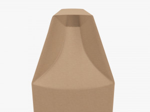 Cardboard cookie box tall cardboard Modelo 3D
